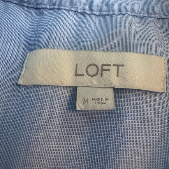Loft Elegant Light Blue Blouse US-M - Picture 4 of 8